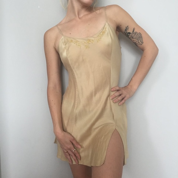 Victoria's Secret Dresses & Skirts - VS Vintage 100% Silk Slip Dress XS/S/M
